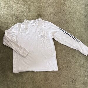 Vineyard Vines Classic White Long Sleeve Tee